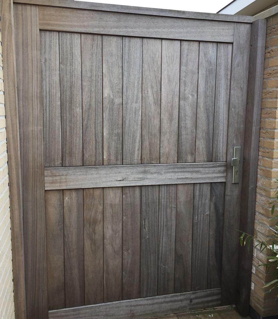hardhouten poort